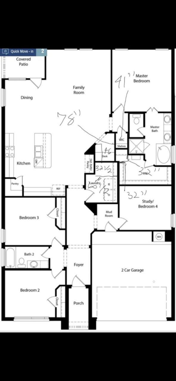 Original floor plan supplied by Joe
